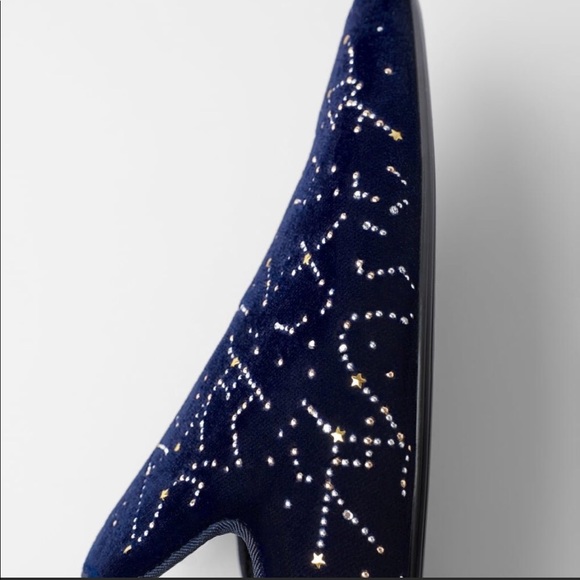 ZARA VELVET MULES - Picture 3 of 5